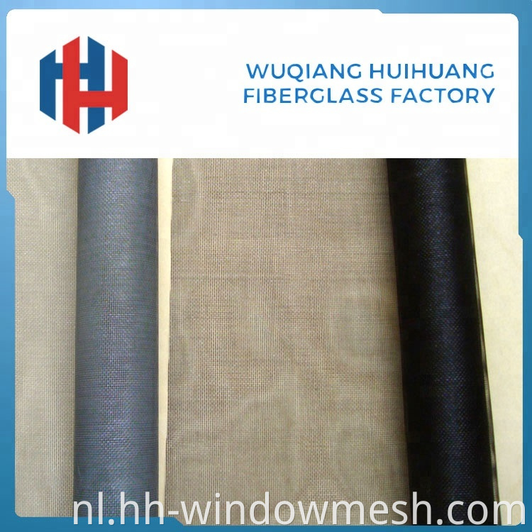 Groothandel 18*16 Anti Mosquito Fireproof Fiberglass Raam scherm Vliegnet Roll
